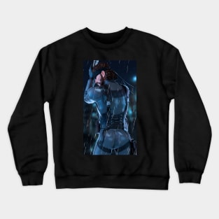 Solid Snake in the rain Crewneck Sweatshirt